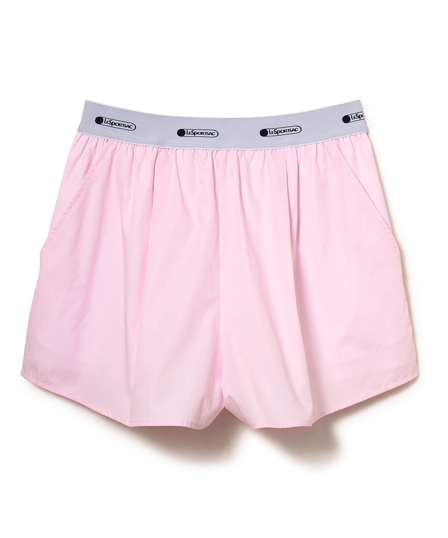 ウエストゴムショートパンツ(ピンク-F)