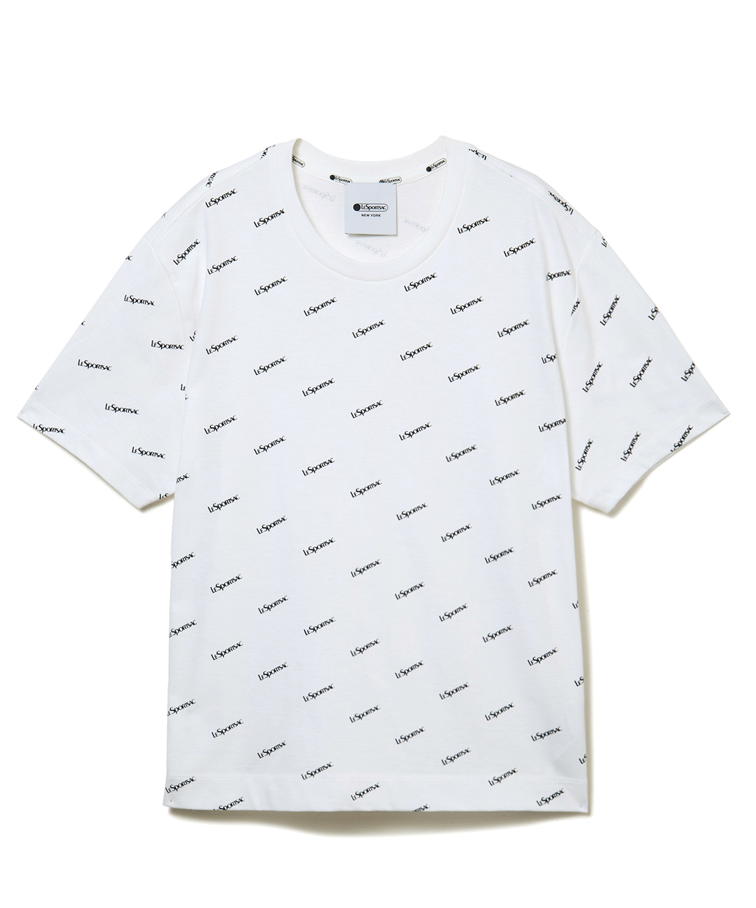 LeSportsac 総柄プリントTシャツ(ホワイト-F)