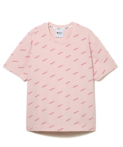 LeSportsac 総柄プリントTシャツ(ピンク-F)