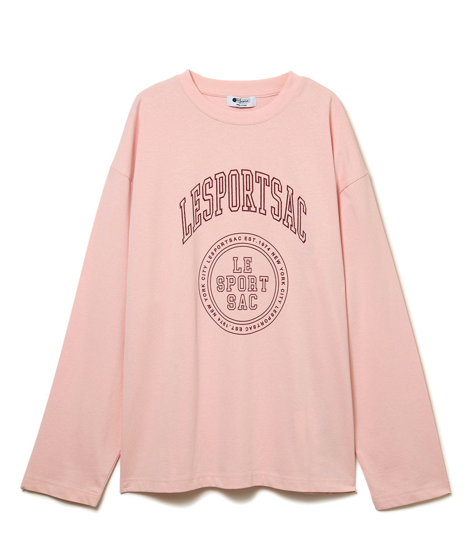 LeSportsac ロングTシャツ(ピンク-F)