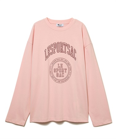 LeSportsac ロングTシャツ(ピンク-F)