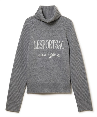 インターシャニットプルオーバー(グレー-F)