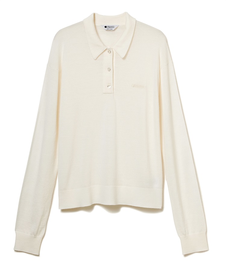 ニットポロプルオーバー