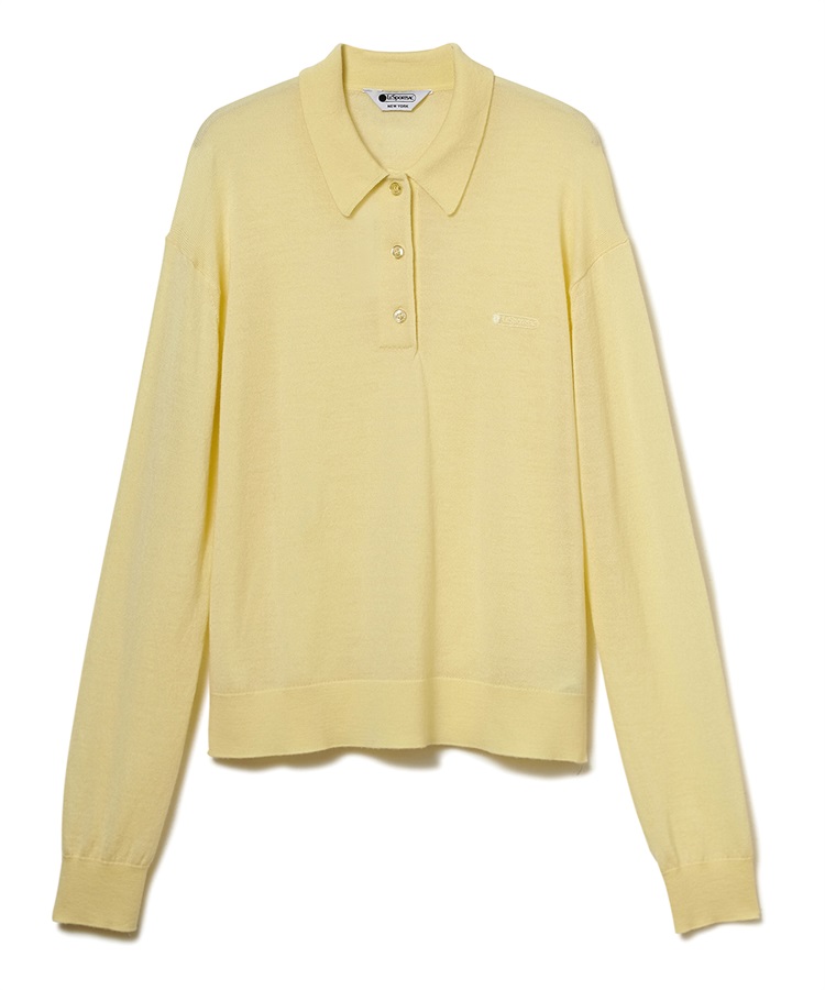 ニットポロプルオーバー