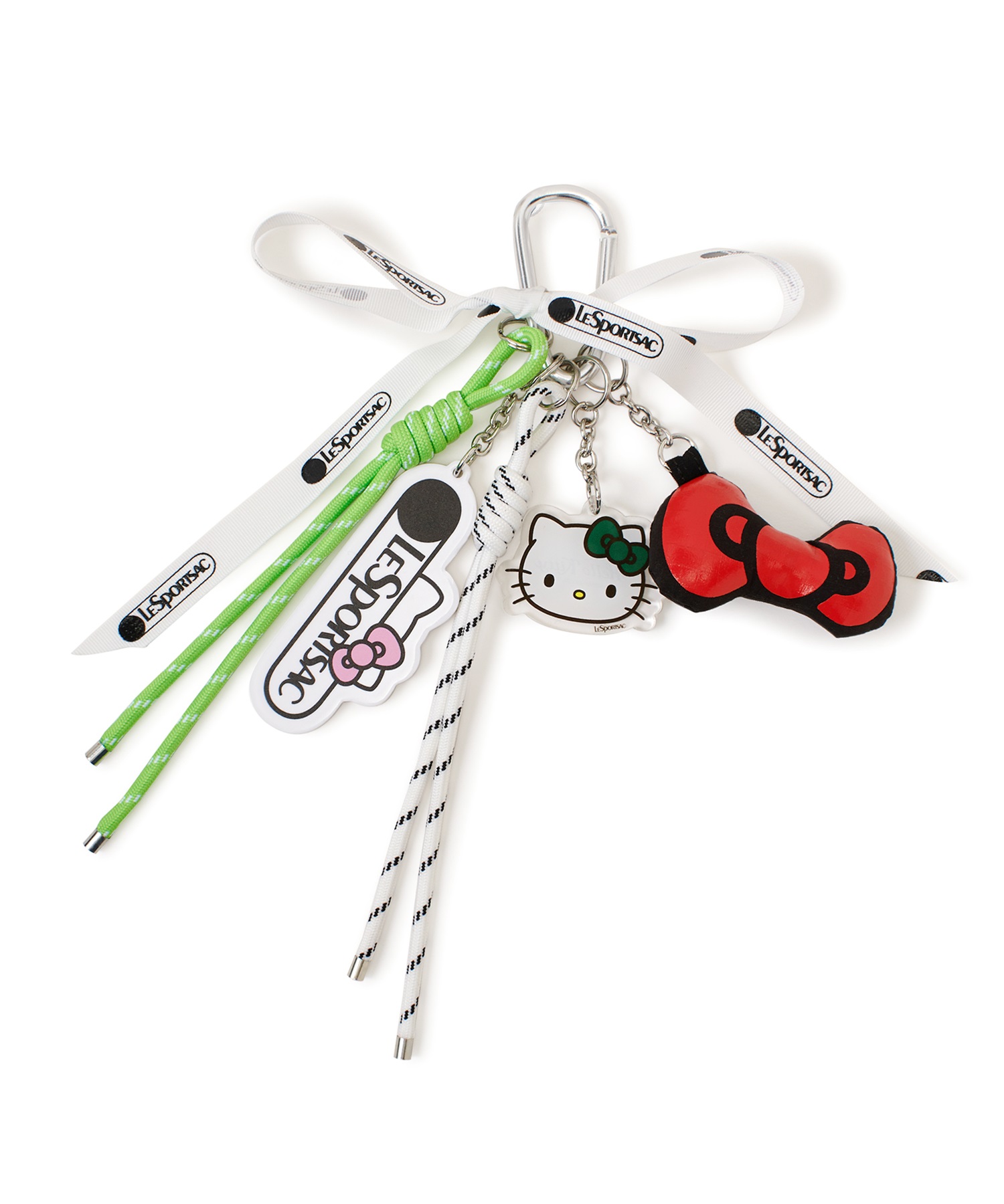 【LeSportsac×Hello Kitty 】カラビナチャーム(グリーン-F)