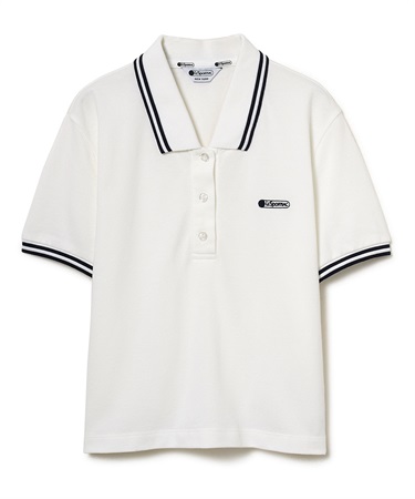 LeSportsac ショート丈ポロシャツ(ホワイト-S)