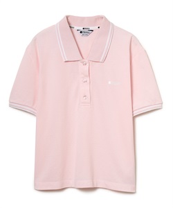 LeSportsac ショート丈ポロシャツ(ピンク-S)