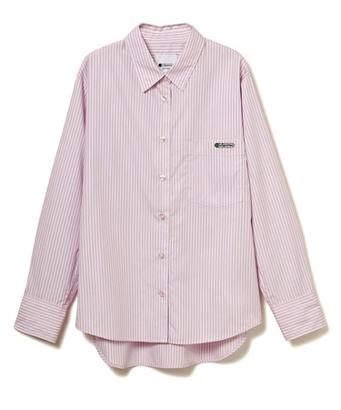 LeSportsac ストライプシャツ(ピンク-S)