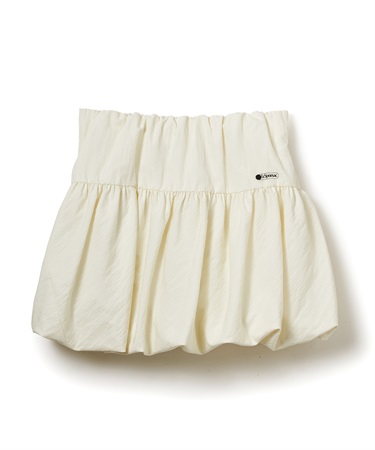 リップストップナイロンバルーンミニスカート