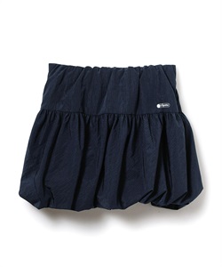 リップストップナイロンバルーンミニスカート(ネイビー-F)