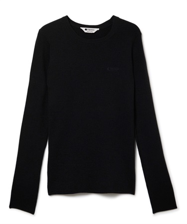 リブニットプルオーバー