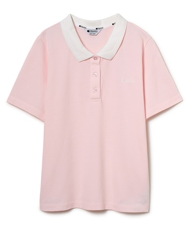 LeSportsac バイカラーポロシャツ(ピンク-S)