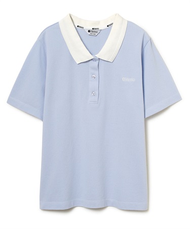 LeSportsac バイカラーポロシャツ(サックス-S)