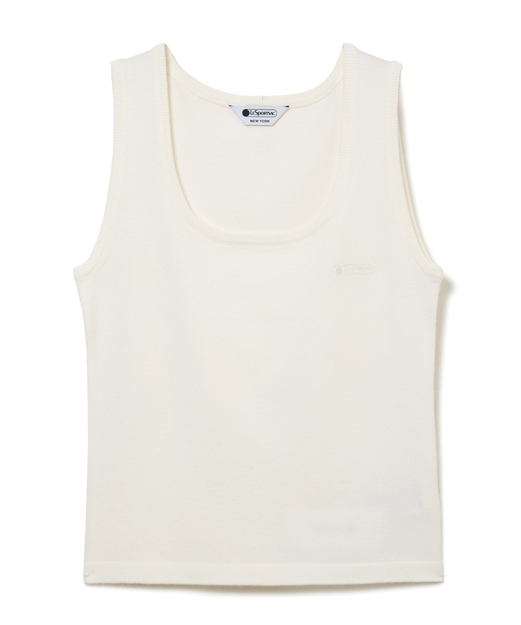 ニットタンクトップ