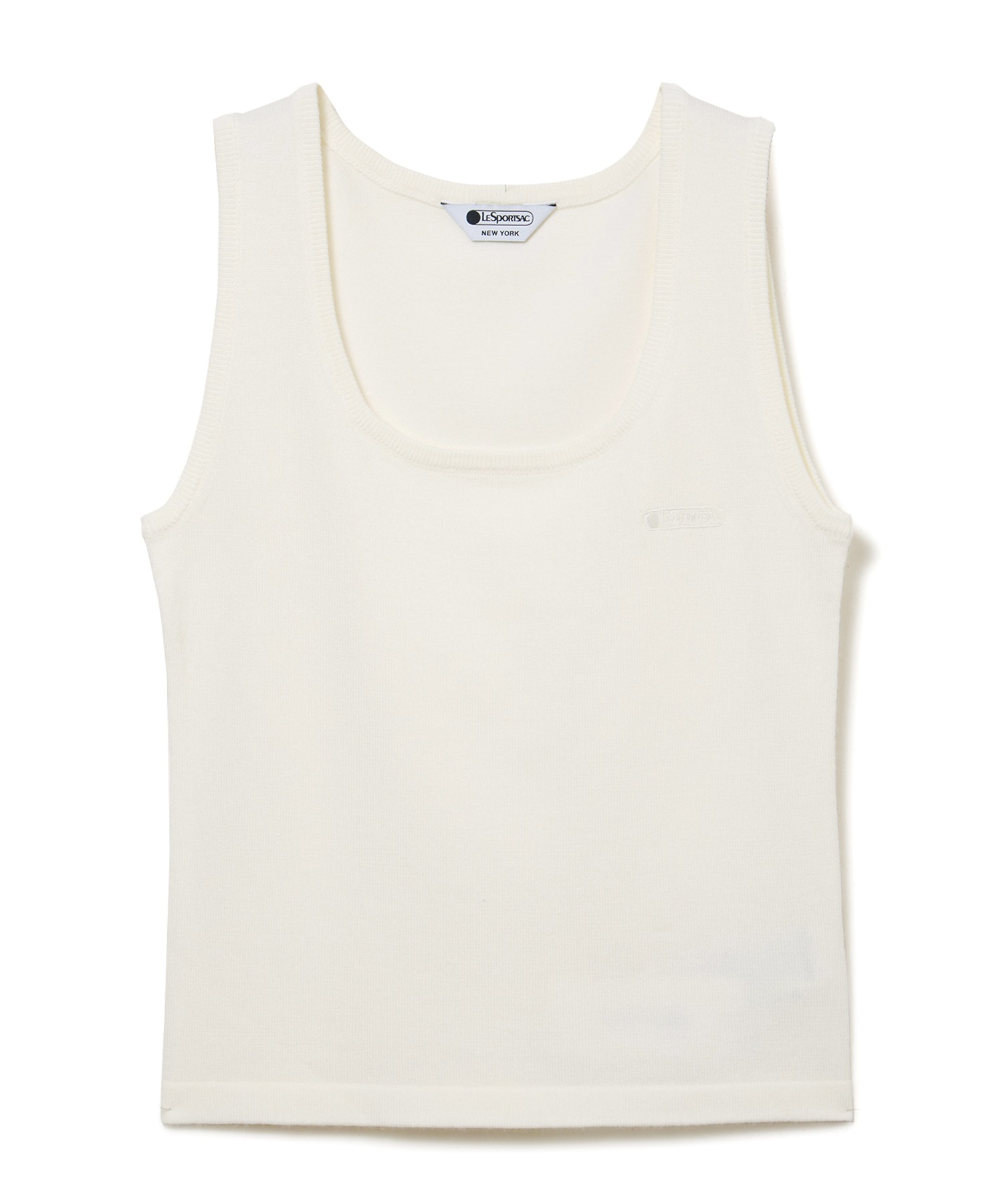 ニットタンクトップ(ホワイト-F)