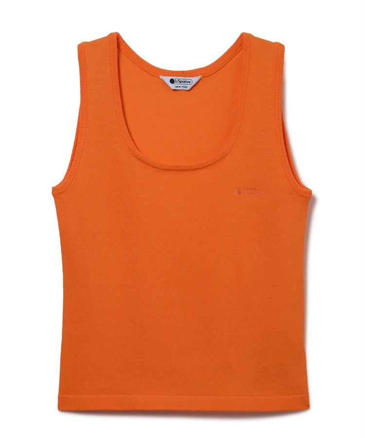 ニットタンクトップ