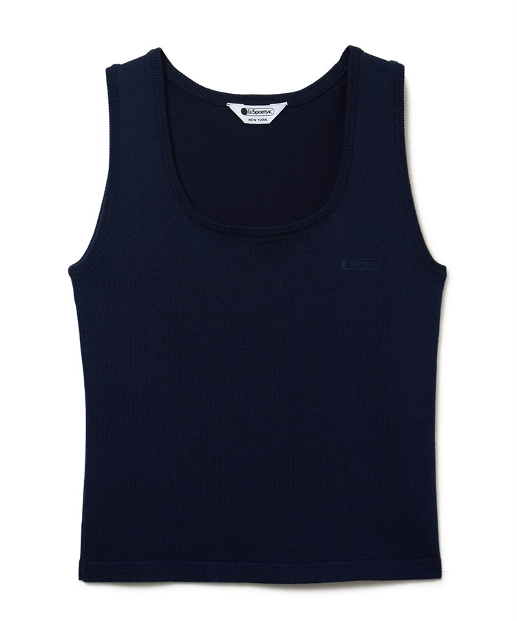 ニットタンクトップ