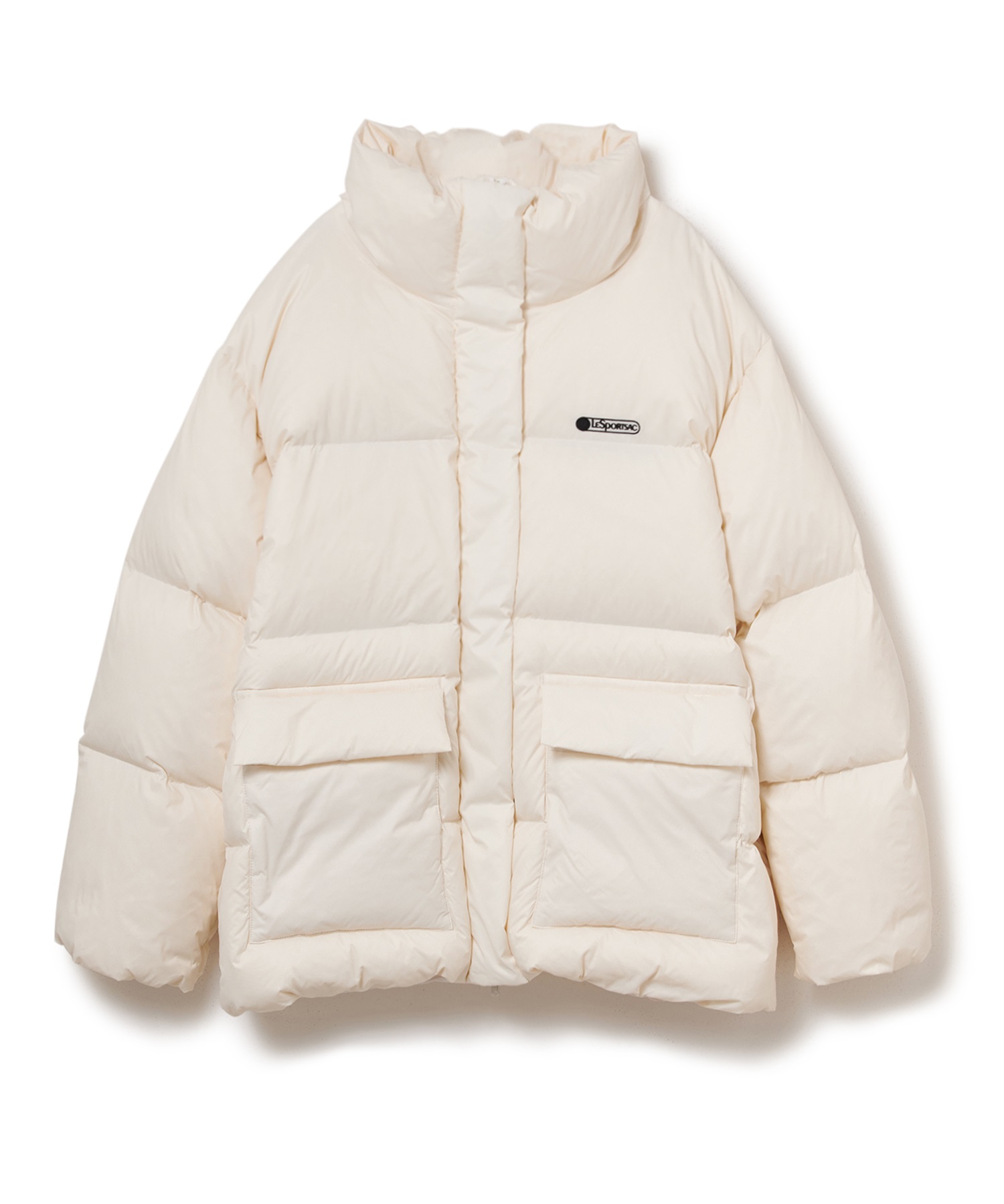 ミドルダウンジャケット(アイボリー-S)