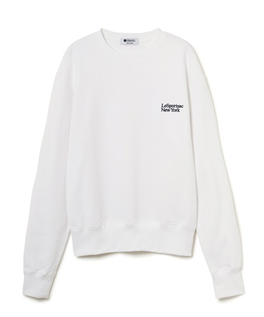 NYCスウェットプルオーバー(ホワイト-S)