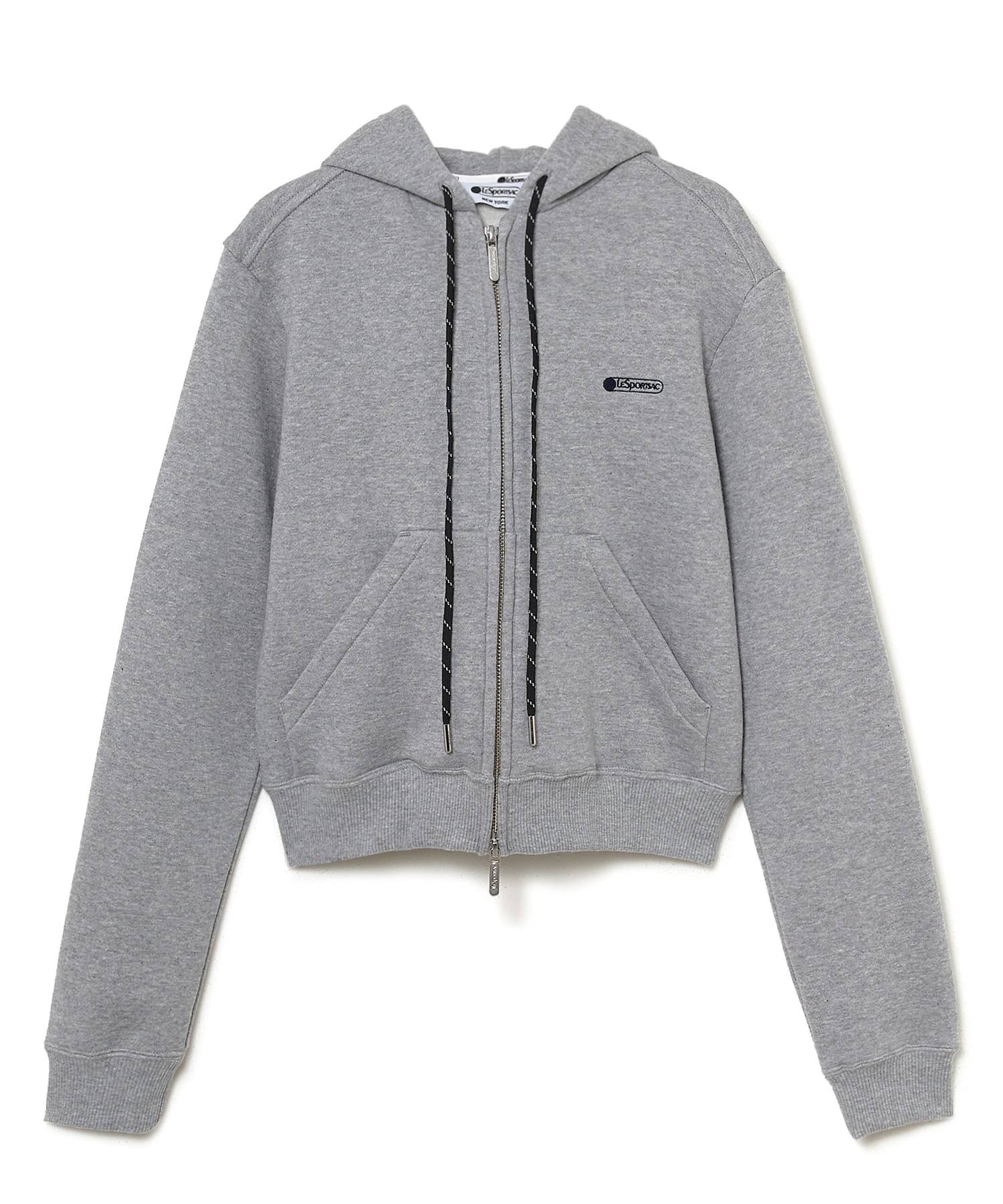 スウェットジップフーディー(グレー-S)