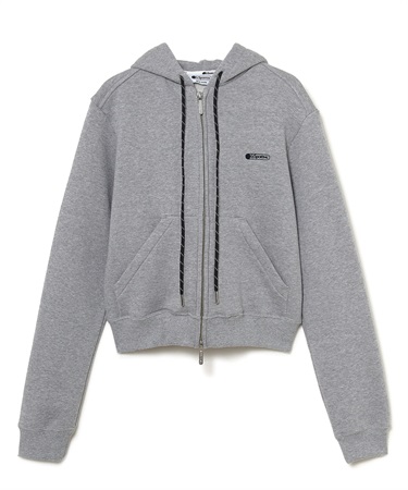 スウェットジップフーディー(グレー-S)
