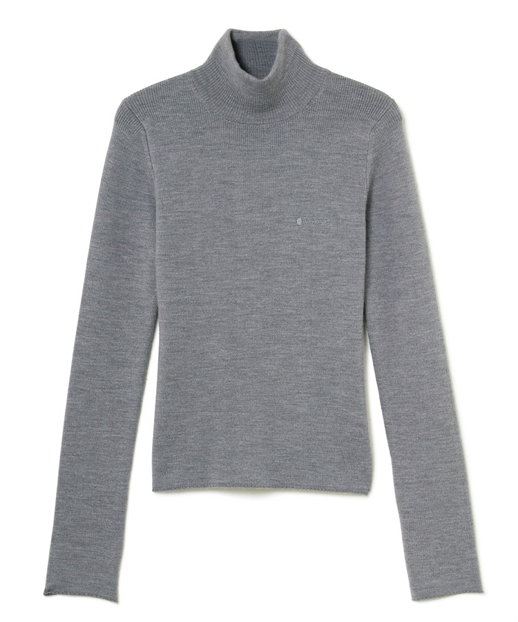 ハイネックニットプルオーバー