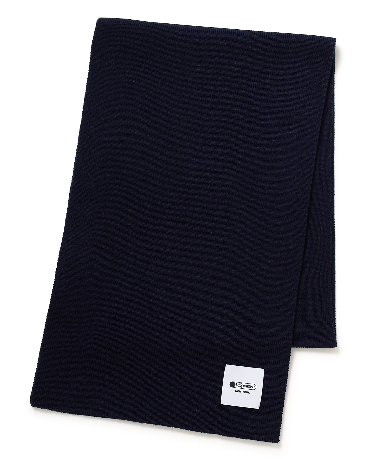 LeSportsac ニットマフラー(ネイビー-F)