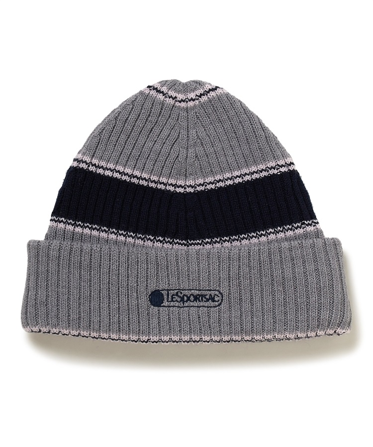 LeSportsac ボーダーニットキャップ