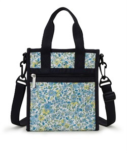 MINI N/S TOTE(タペストリーフラワーブルー-フリー)