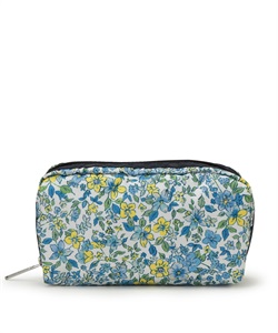 RECTANGULAR COSMETIC(タペストリーフラワーブルー-フリー)