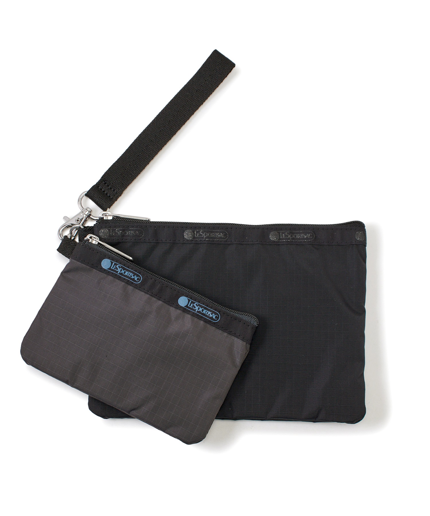 【LeSportsac × United Arrows green label relaxing】WRISTLET 2POUCH SET(サンダー/ブラックUA-フリー)