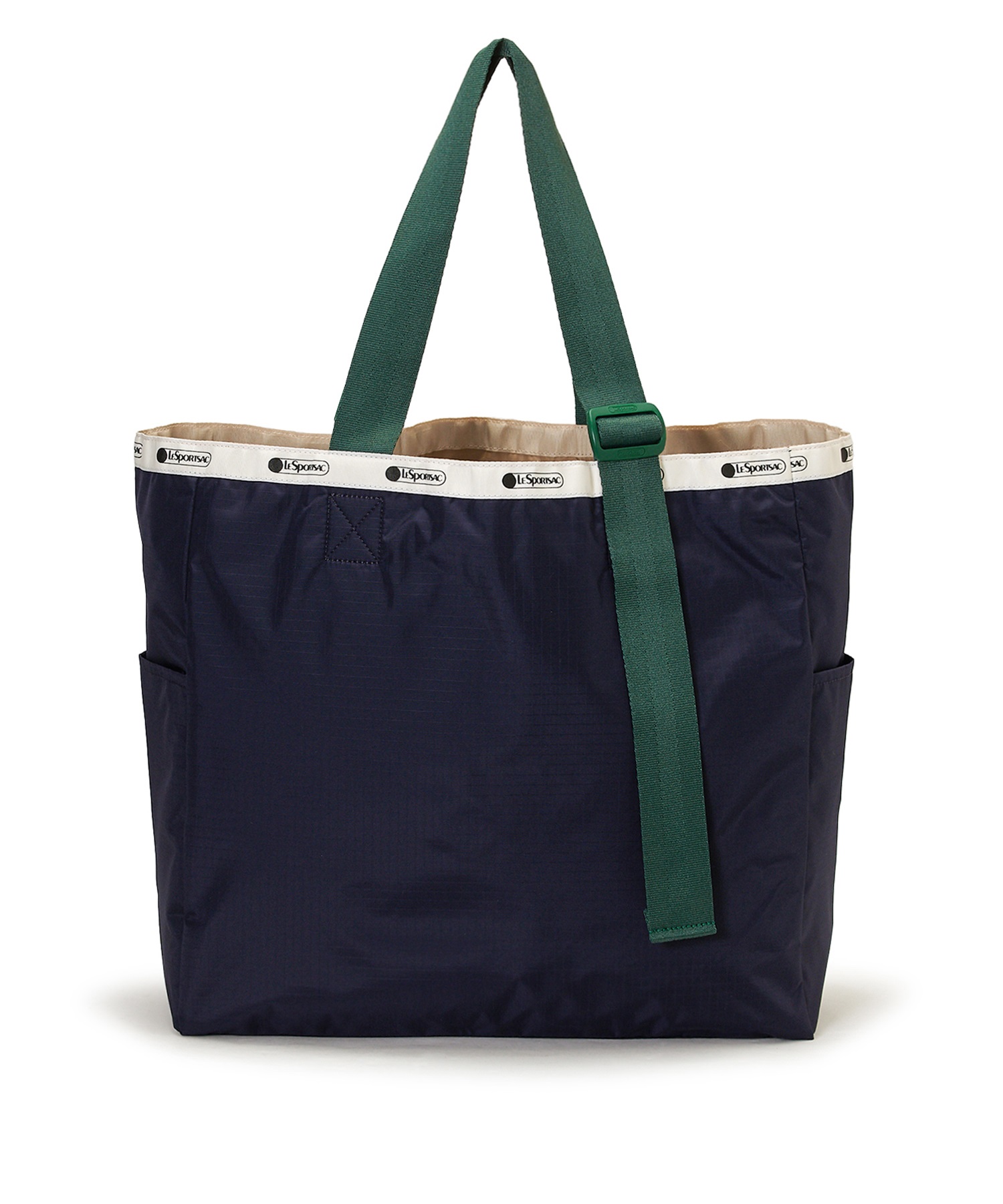 LG HANDLE ADJ TOTE(ディープシー/ボトルグリーンウェビング-フリー)