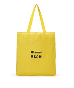 【LeSportsac×MSGM】MSGM LG EMERALD TOTE (ロゴトートイエロー-フリー)