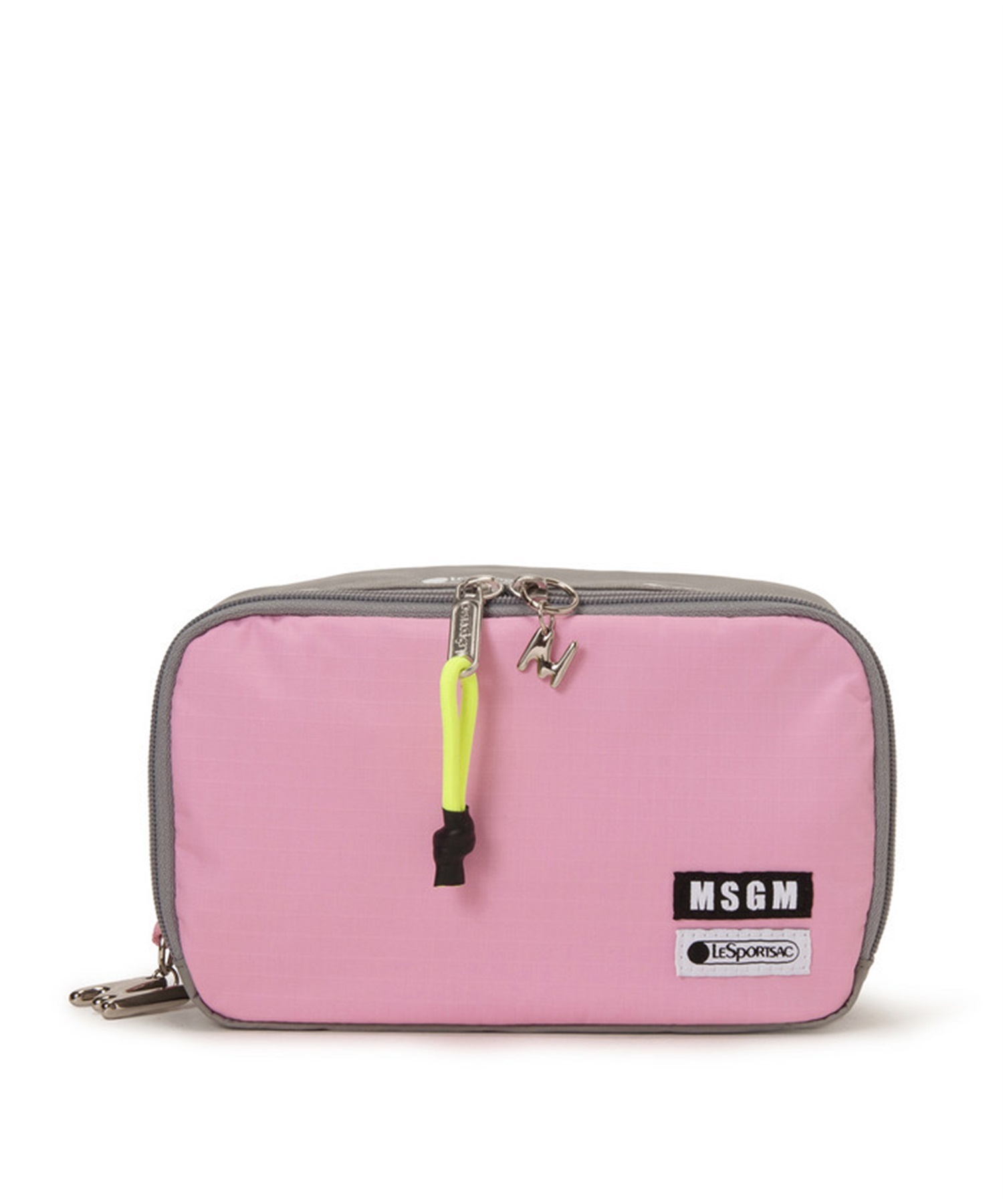 【LeSportsac×MSGM】MSGM MD COSMETIC (コスメティックピンク/グレー-フリー)