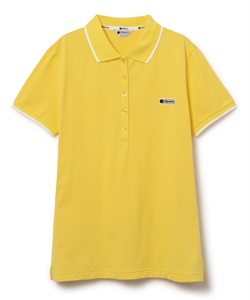 スリムフィットポロシャツ(イエロー-S)