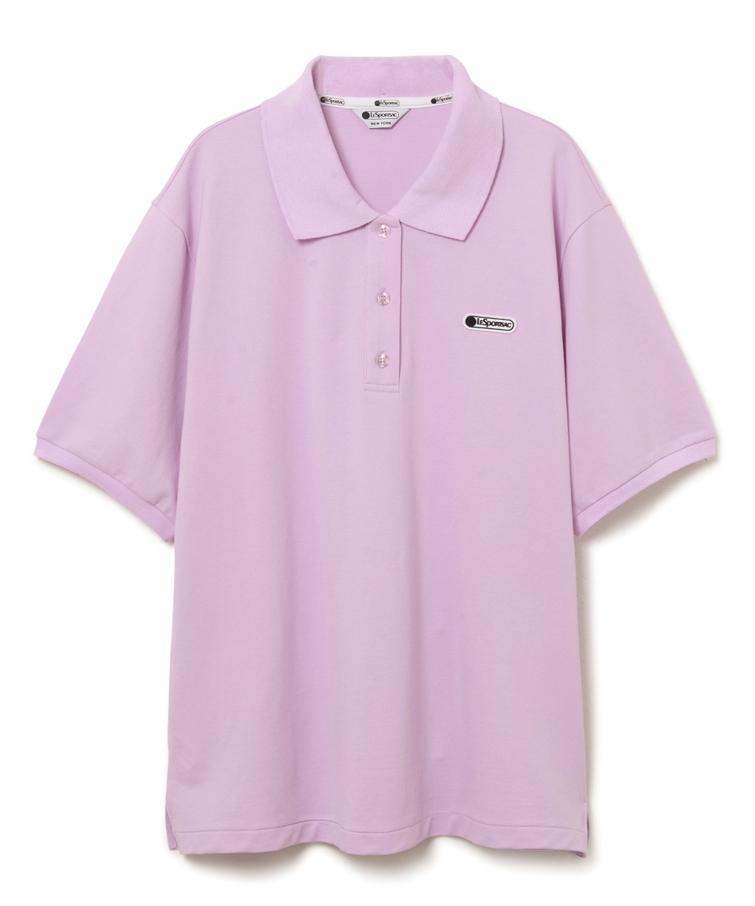 リラックスフィットポロシャツ(ラベンダー-S)