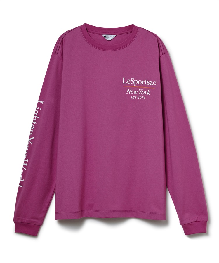 プリントロングスリーブプルオーバー