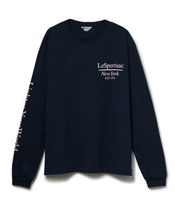 プリントロングスリーブプルオーバー