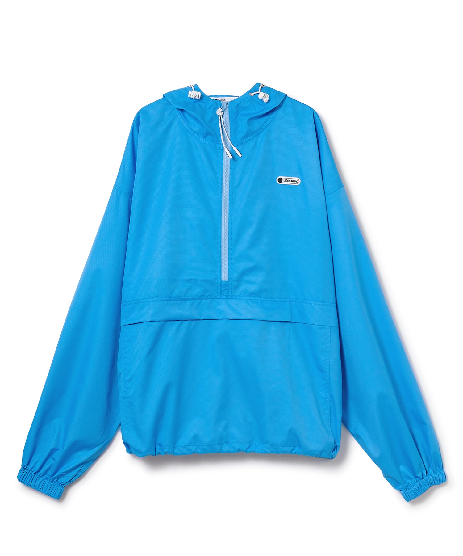 リップストップナイロンポケッタブルブルゾン(サックス-S)