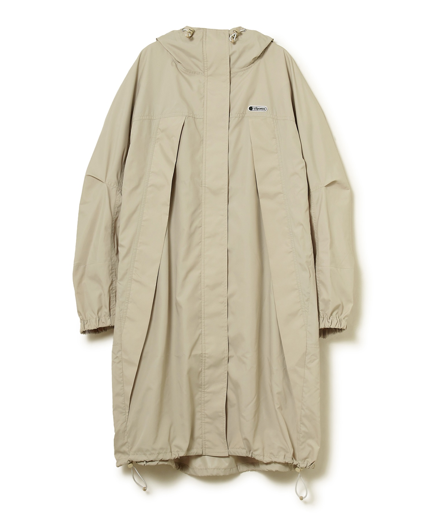 タフタロングコート(ベージュ-S)