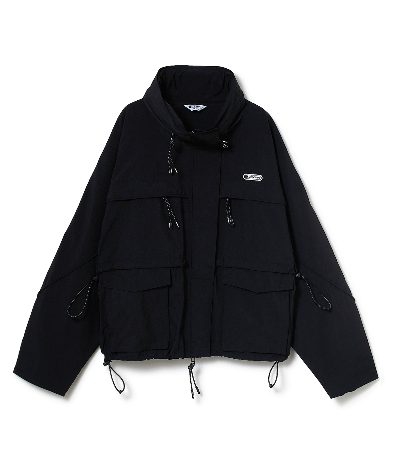 メモリータフタブルゾン(ブラック-S)