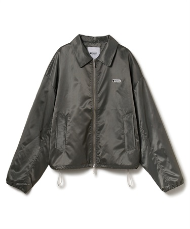 ジップアップナイロンブルゾン
