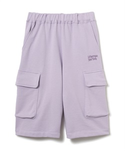スウェットハーフパンツ(ラベンダー-S)