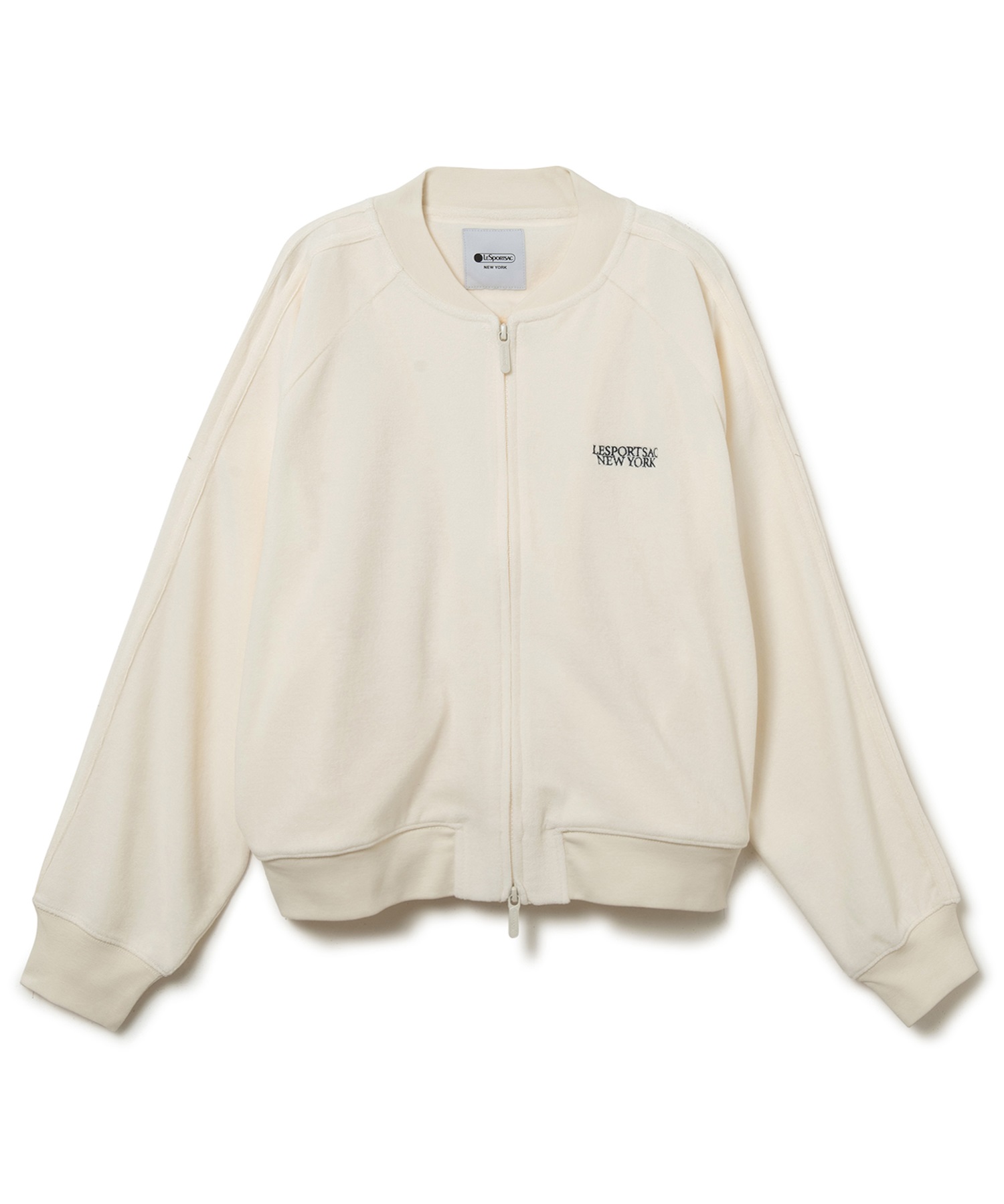 パイルトラックジャケット(ホワイト-S)