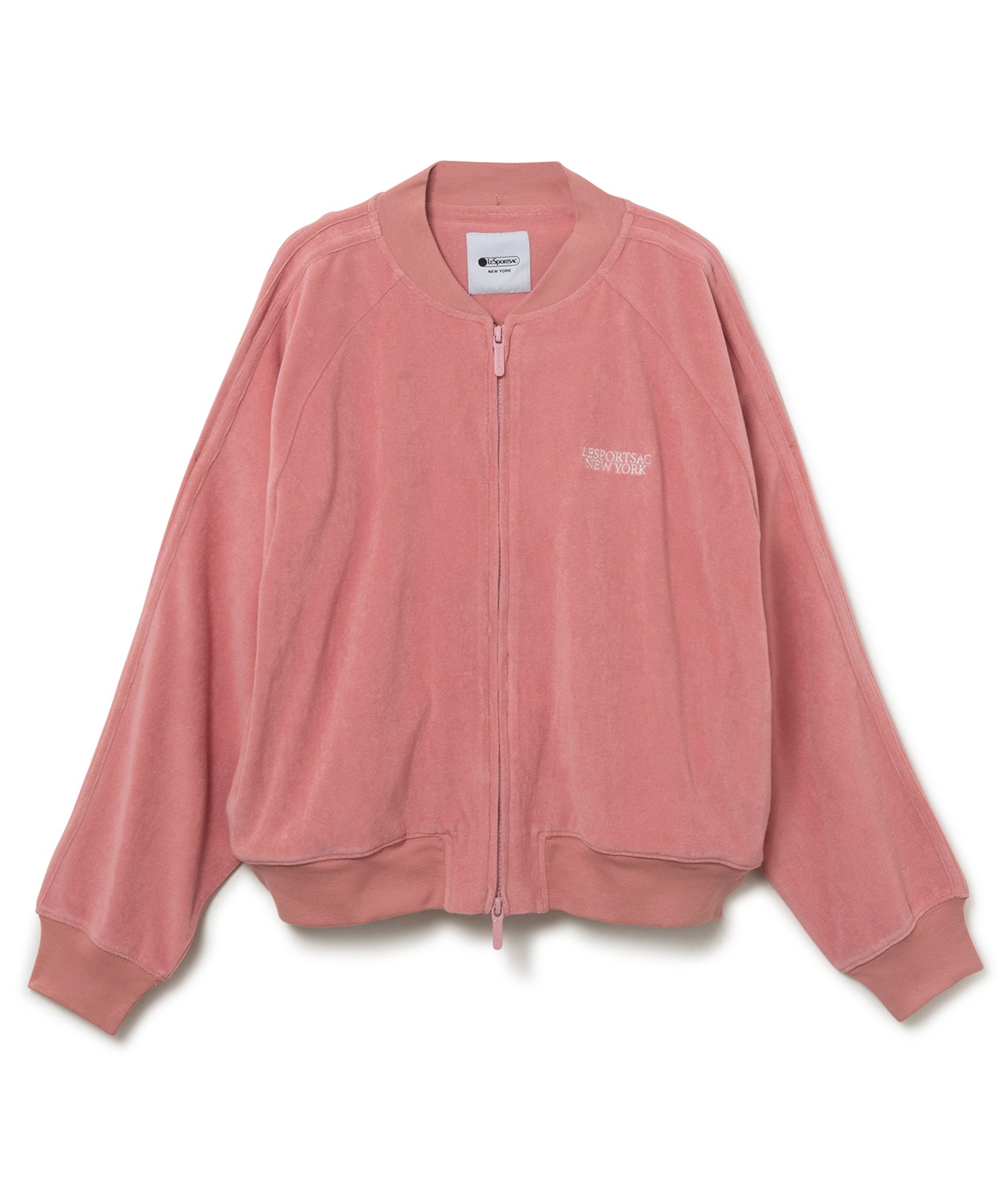 パイルトラックジャケット(ピンク-S)