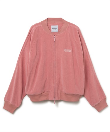 パイルトラックジャケット(ピンク-S)