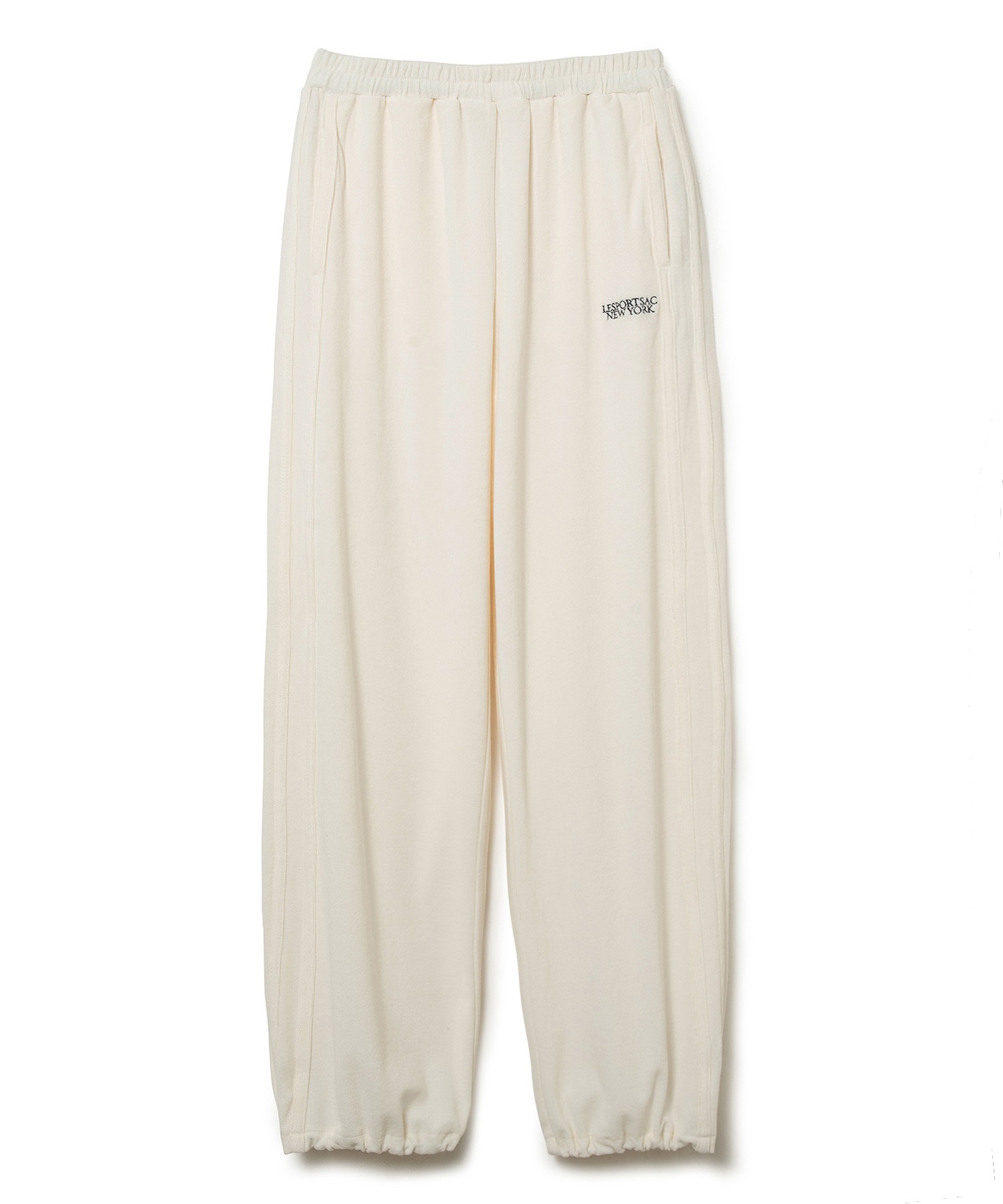 パイルトラックパンツ(ホワイト-S)