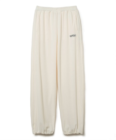 パイルトラックパンツ(ホワイト-S)