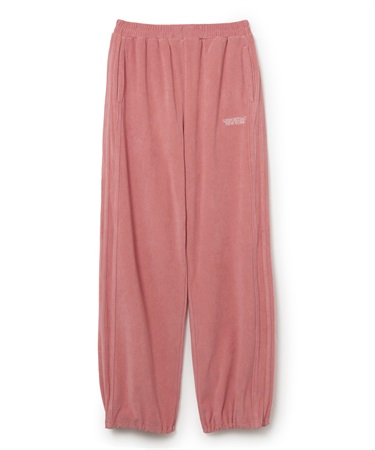 パイルトラックパンツ(ピンク-S)