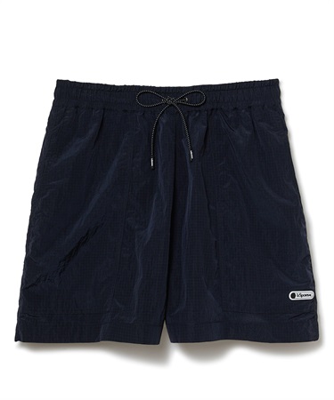 リップストップナイロンリバーシブルショートパンツ(ネイビー-S)